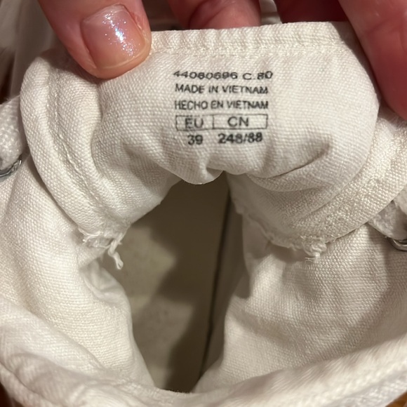 Mango Cotton Canvas Hi-Top Sneakers - Picture 4 of 6